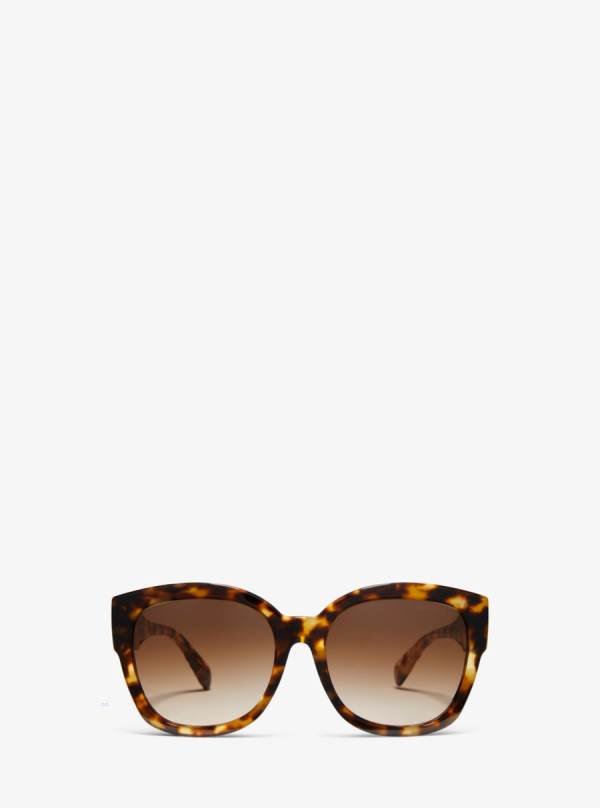 Damske Slnecne Okuliare Michael Kors Baja Leopardie - Doplnky Michael Kors Lacne | YGTES-4735